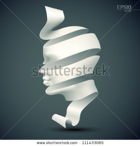 stock-vector-ribbon-making-up-a-human-face-111433085